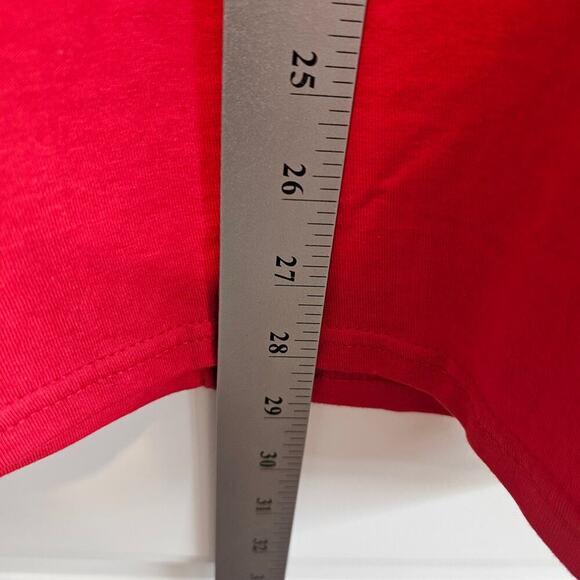 Oklahoma University OU T-Shirt Mens Medium Red White Only One Horns Down Sooners - Picture 5 of 6